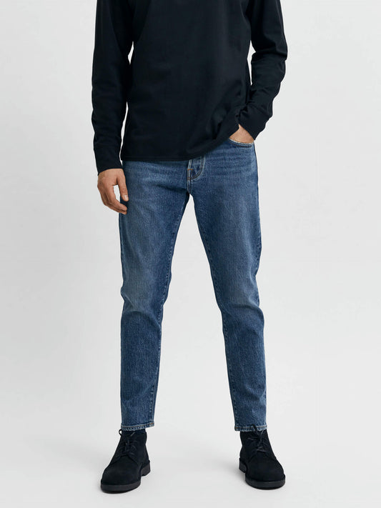 Selectedhomme slh172-slimtape toby 3070 medium blue denim