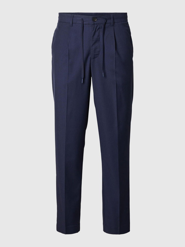 Selectedhomme slh190-reg tapered leroy pleat pant noos sky captain