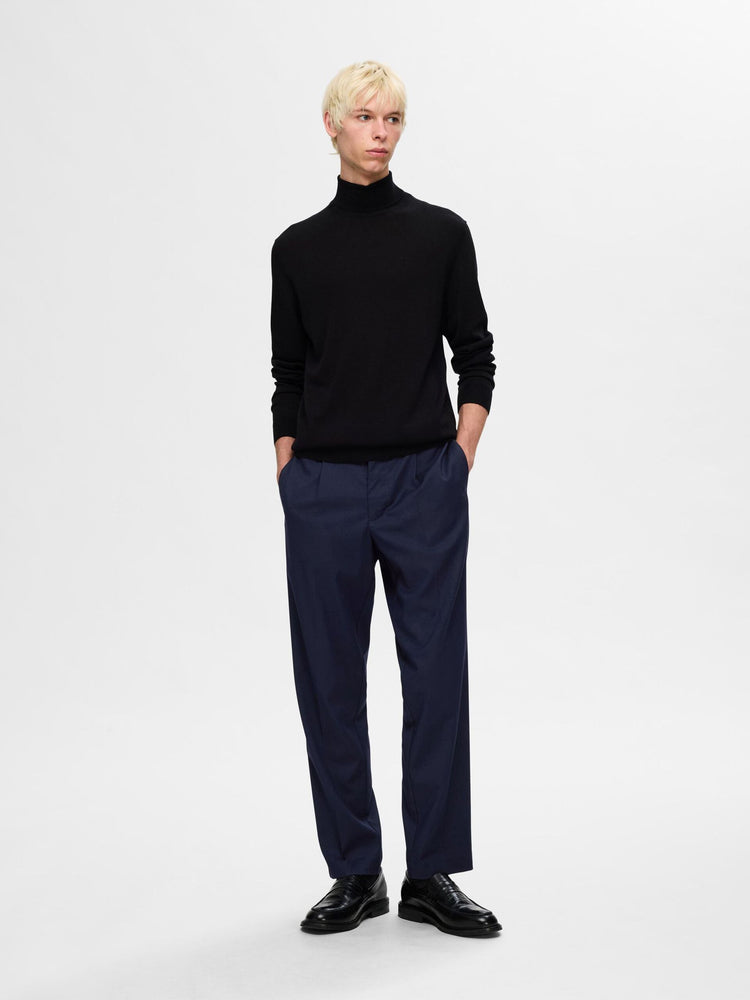 Selectedhomme slh190-reg tapered leroy pleat pant noos sky captain