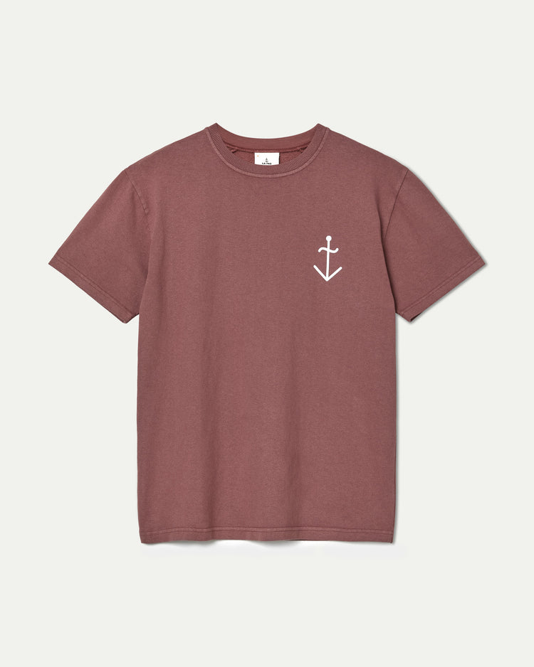 La paz dantas t-shirt marsala + logo