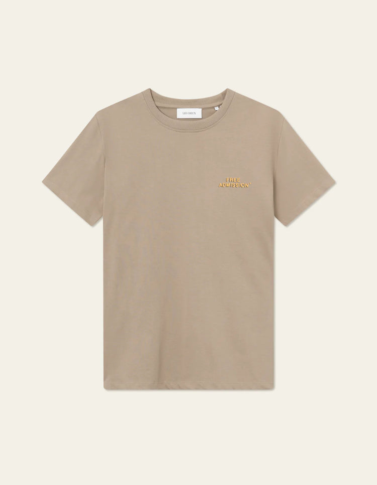 Les deux late night service t-shirt desert taupe