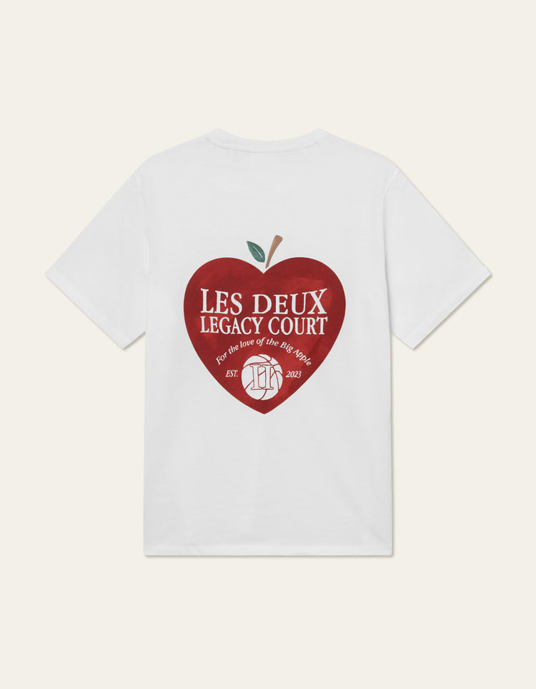 Les deux legacy court t-shirt white