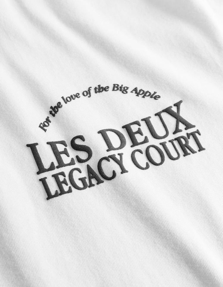 Les deux legacy court t-shirt white