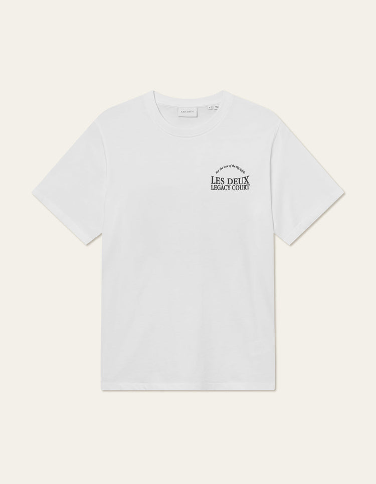 Les deux legacy court t-shirt white