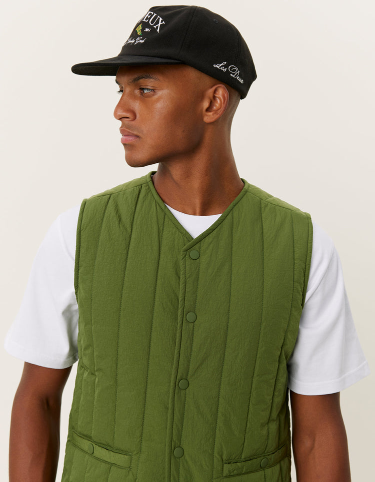 Les deux martin vest chive green