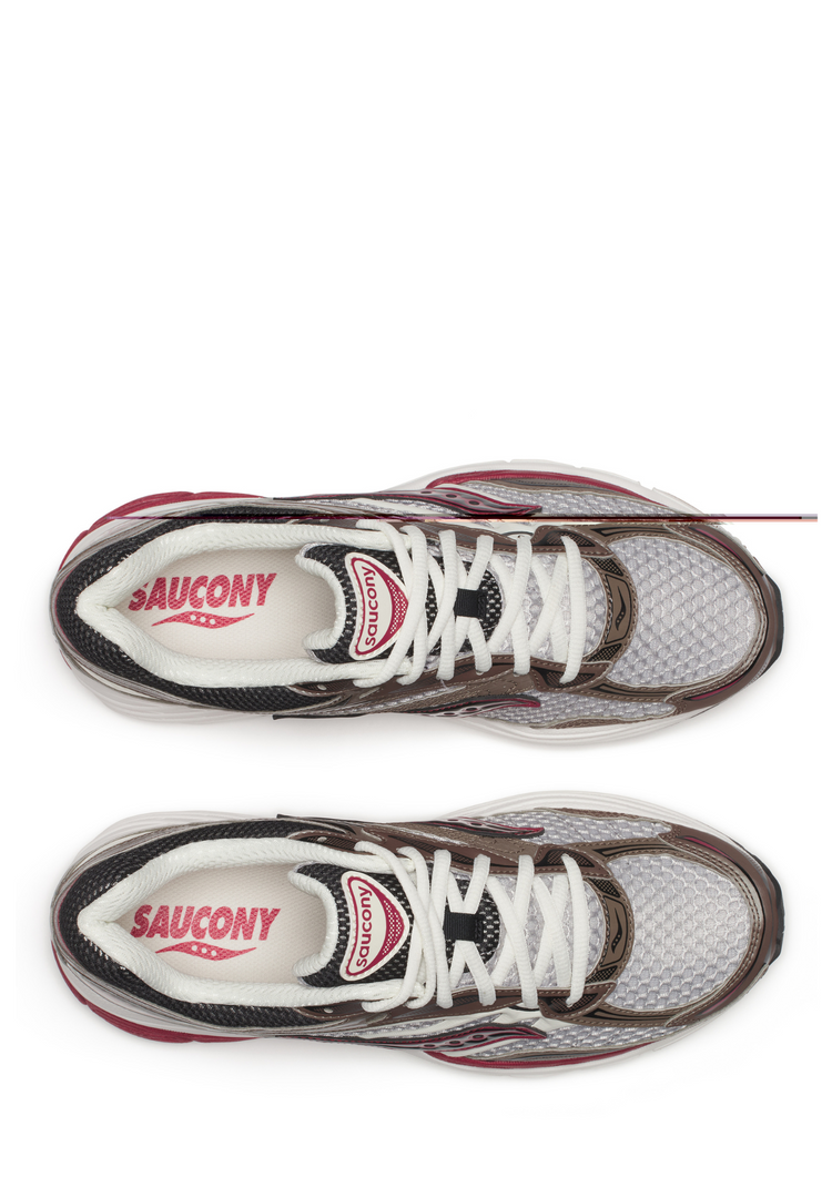 Saucony progrid omni 9 brown red