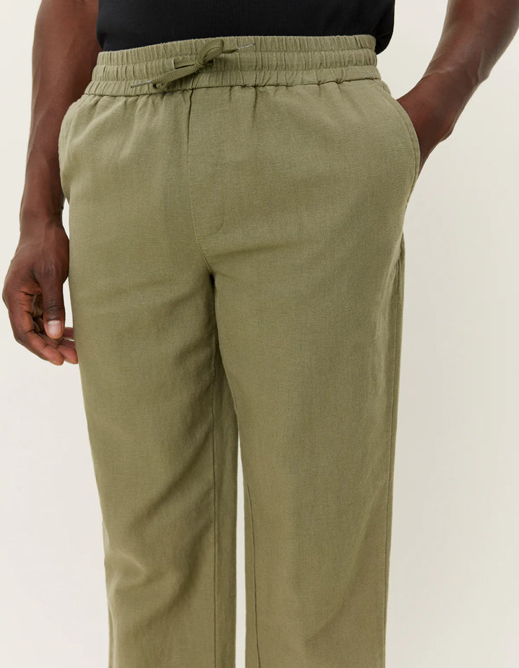 Les deux patrick linen pants lichen green