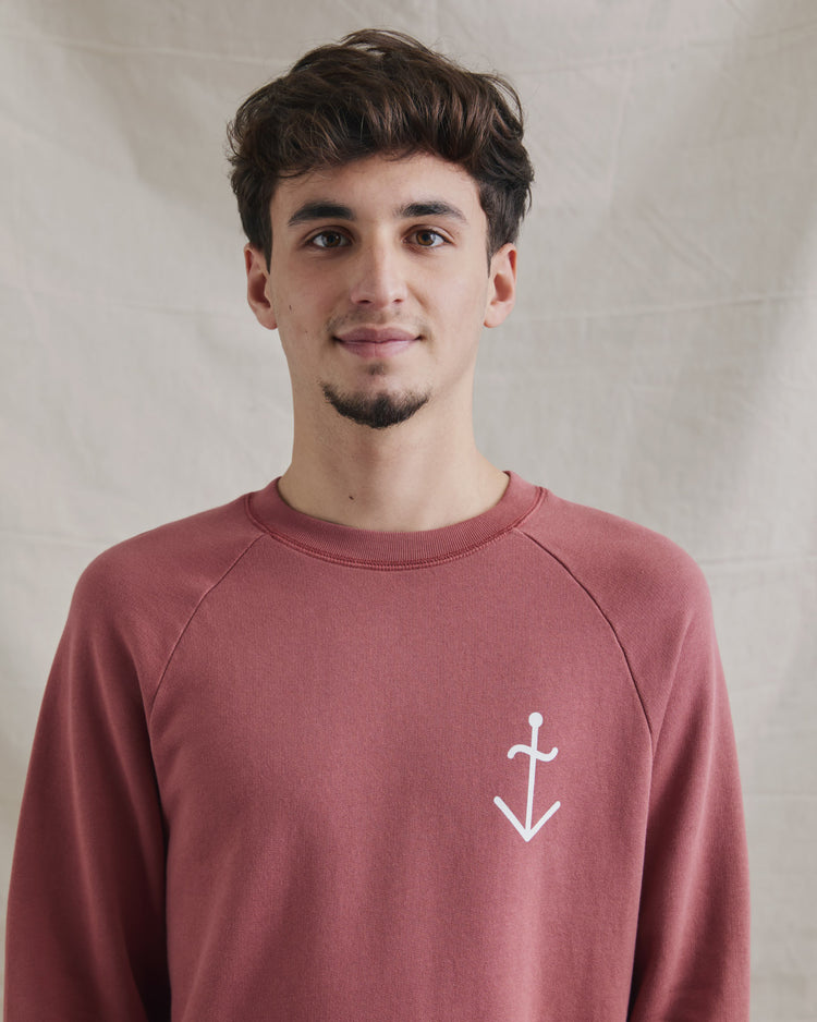 La paz cunha sweater marsala + logo