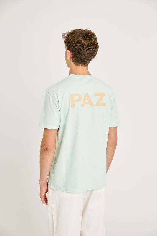 La paz botelho t-shirt green spray