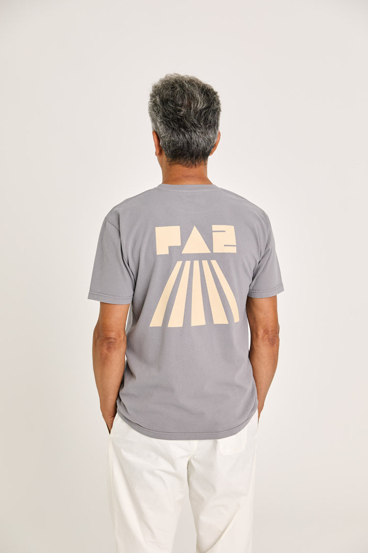 La paz botelho t-shirt smoked pearl