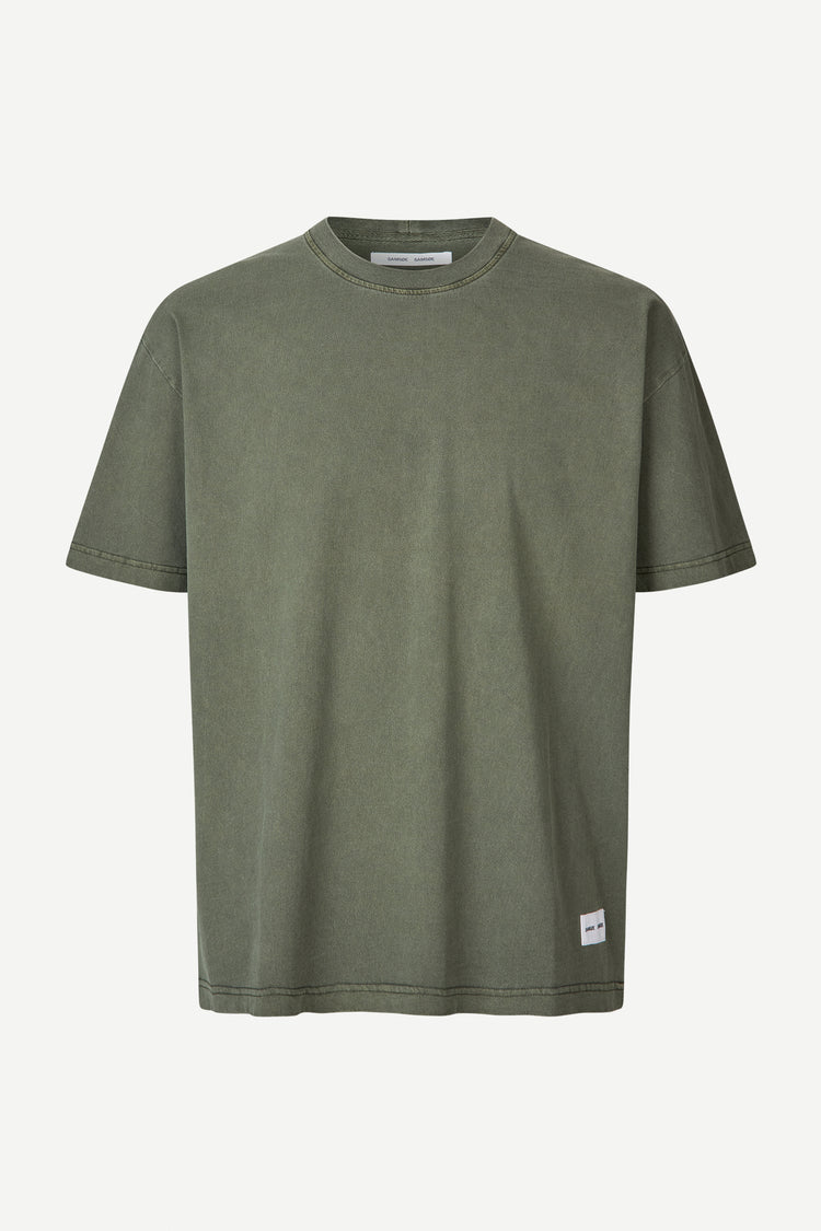 Samsoe samsoe pigment t-shirt 14508 forest night