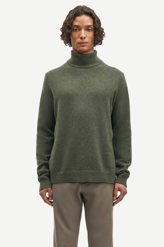 Samsoe samsoe isak knit turtleneck 15010 forest night